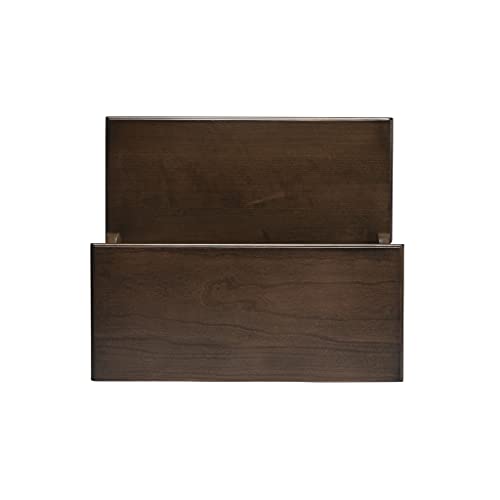 HomeRoots Brown MDF, Acacia Wood Solids Handcrafted Praline Step Stool