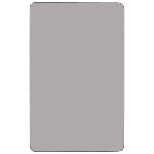 Flash Furniture 30X72 Rec Grey Activity Table, 30 W X 72 L, Gray