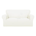 Purefit 100% Dual Waterproof Couch Cover Slipcovers For Couches And Sofas - Stretch Non Slip Fleece Sofa Covers Washable, Leakproof Furniture Protector For Kids, Pets, Dog (Loveseat, Beige)