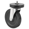 Lorell Industrial Shelving Caster Kit, Black, Set Of 2