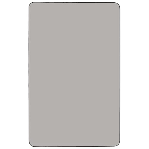 Flash Furniture 24X48 Rec Grey Activity Table Chair, 26' X 24' X 48', Gray