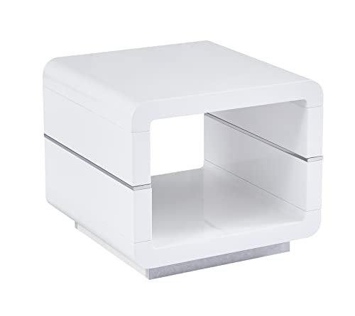 Best Quality Furniture Ct44 End Table, White