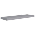Vidaxl Floating Wall Shelves 2 Pcs Gray 31.5''X9.3''X1.5'' Mdf