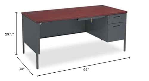 Hon Metro Classic Series 2 Drawer Right Pedestal Desk - Thumbnail 2