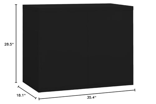 SKM Filing Cabinet Filing Cabinet File cabinets with Drawers Office File cabinets for Home Office File Cabinet with Lock Black 35.4&quot;x18.1&quot;x28.5&quot; Steel