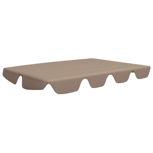 Great-hyc Replacement Canopy for Garden Swing Taupe 89&quot;x73.2&quot; 270 g/m2
