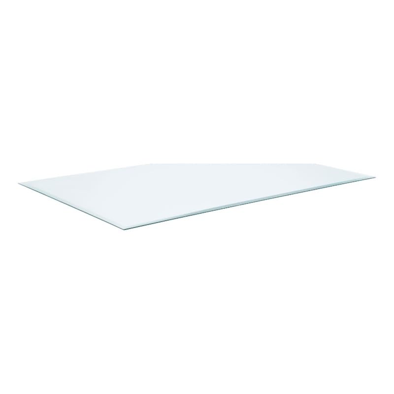 Coaster 72X42 Rectangular Tempered Glass Top With Beveled Edges In Clear