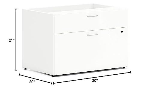 HON Mod Low Personal Credenza, 30 x 20 x 21, White