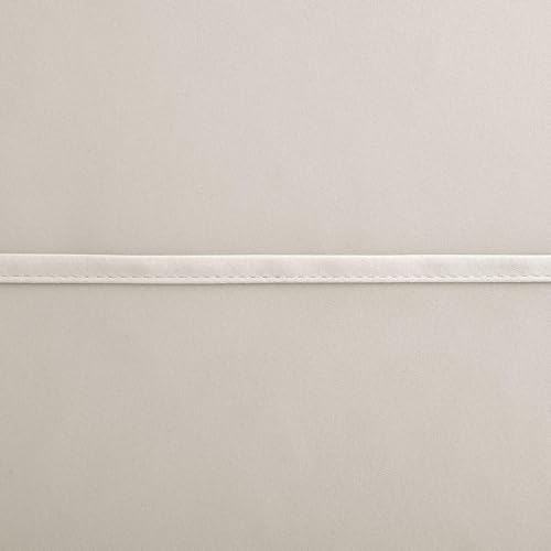 Koufall Cafe Curtains 18 X 24 Inch Length For Small Window Treatments Tiers Boho Blackout Curtains For Rv Camper Windows Kitchen,Sets Of 2 Panels,Cream Beige