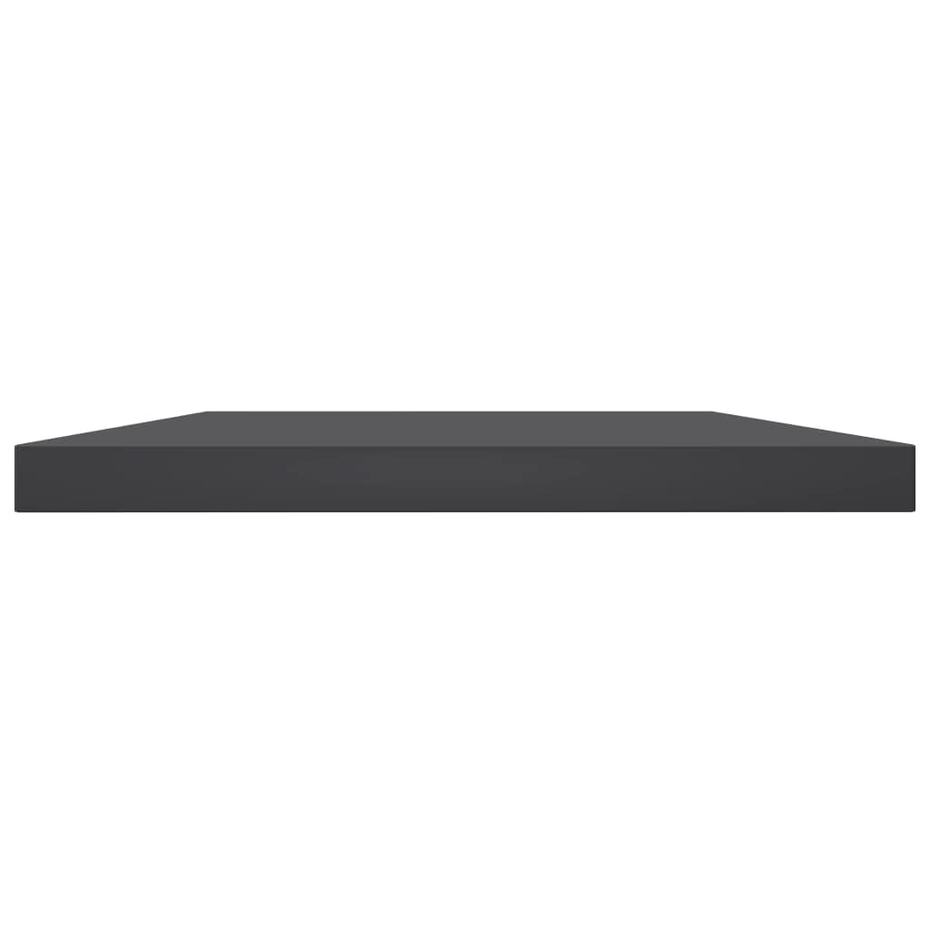 vidaXL Bookshelf Boards in Gray, Engineered Wood, Modern Design, Easy to Clean and Durable, Versatile Panels 15.7"x7.9"x0.6" - Set of 4