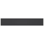 vidaXL Gray Bookshelf Boards - 4 pcs Engineered Wood Replacement Panels - Easy to Install and Maintain - Space-Saving Storage Solution for Home and Office