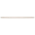 vidaXL Solid Pinewood Round Table Top for Dining, Coffee, and Garden Tables – White - Ø23.6"x1"