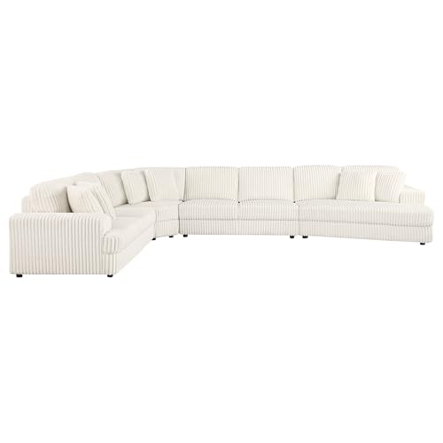 Coaster Home Furnishings Emberson 4-Piece Upholstered Modular Sectional Sofa Ivory