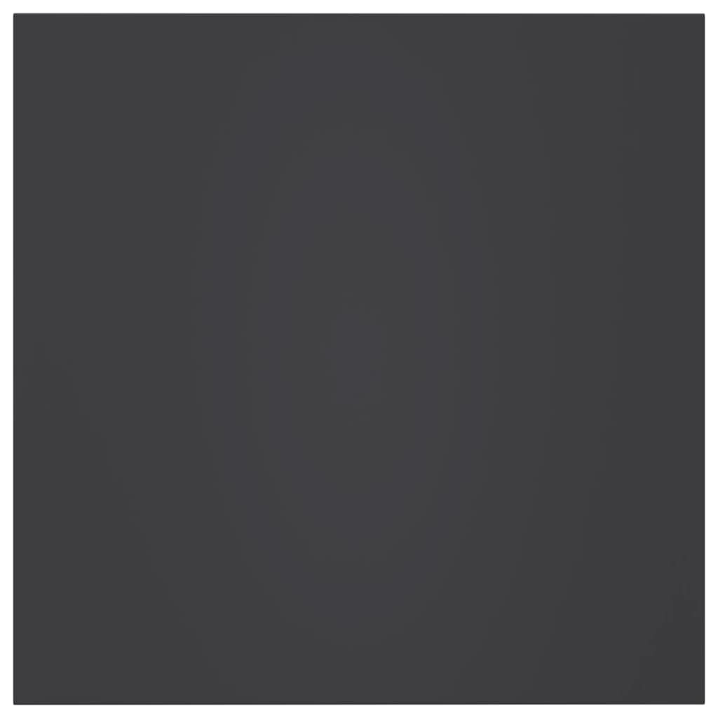 vidaXL Gray Bookshelf Boards Set - 15.7x15.7x0.6 - Engineered Wood - Easy to Clean - Space-Saving Storage Solution - Pack of 4.