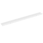 vidaXL White Floating Wall Shelves (4 pcs), MDF Construction, Easy Assembly, 39.4"x3.5"x1.2" - Versatile Storage Solution for Books, Collectables and More.