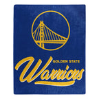 Golden State Warriors Blanket 50X60 Raschel Signature Design