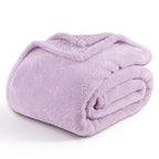 Berkshire Blanket E0557-T1-18P Classic Extra-Fluffy Plush Throw Blanket Pastel Lilac 50x60 Inches