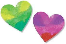 Watercolor Hearts