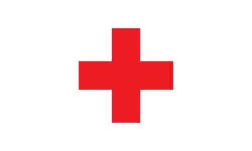 Red Cross Flag Polyester 3 Ft. X 5 Ft.