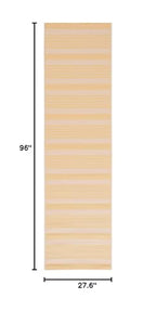Safavieh Courtyard Collection 2'3'' X 8' Gold/Beige Cy6062 Stripe Indoor/ Outside Waterproof Easy Cleansingpatio Backyard Mudroo