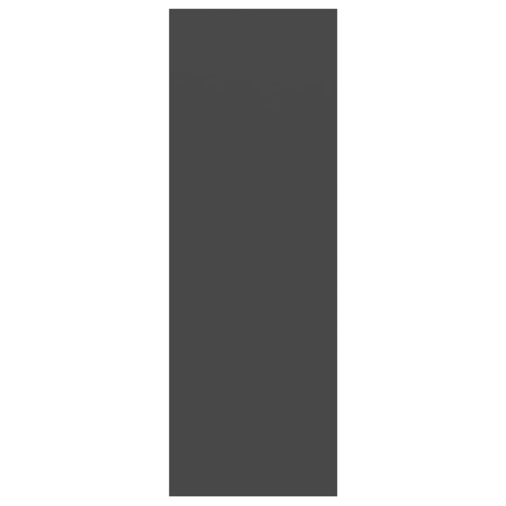 vidaXL Wall-mounted TV Cabinet Gray 14.6&quot;x14.6&quot;x42.1&quot; Chipboard