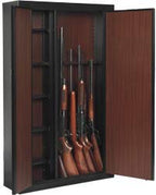 American Furniture Classics 916 Space Saver Metal Lockable Security Gun Safe, 16 Gun, Black, 1 Safe