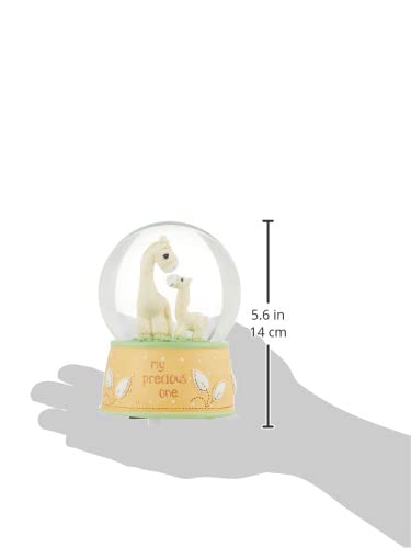 Precious Moments Resin/Glass Precious One Giraffe Musical Snow Globe, Yellow