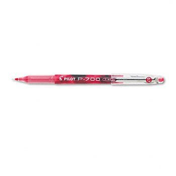Pilot P-700 Gel Ink Stick Roller Ball Pen Pen,Rbl,P700,Gelink,Fn,Rd (Pack Of5)