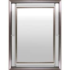 Lorell Hanging Mirror - Rectangular3&quot; Length - Silver