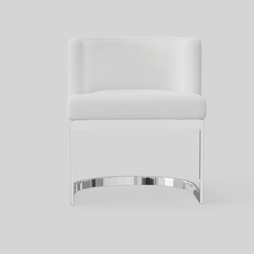 Neos Modern Furniture C1422WH-SS Chair, White