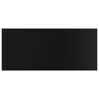 vidaXL High Gloss Black Bookshelf Boards – 39.4"x19.7"x0.6" – Made of Durable Engineered Wood – Ideal for Extra Storage - Pack of 4