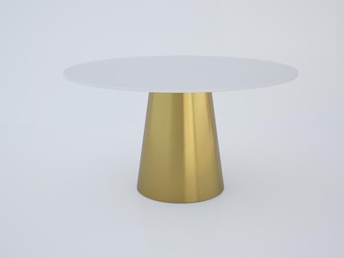 Neos Modern Furniture T0837WH Dining Table, Pure White