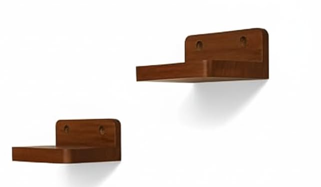 Onlinecraft Wooden Wall Mounted Floating Minimalist All Shelves for Living Room Bed Room Office Room Wall Hanging Wall Shelf for