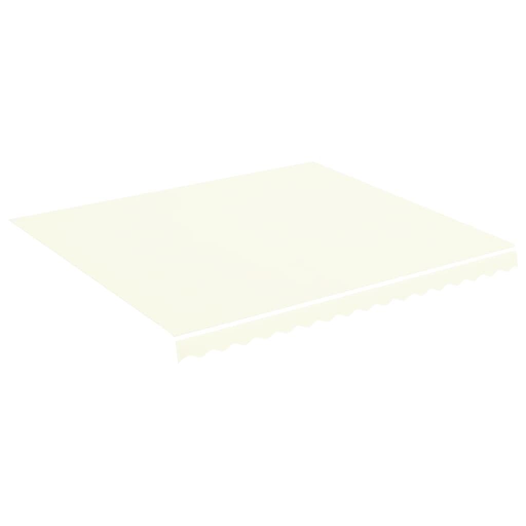 vidaXL Replacement Fabric for Awning Cream 13.1'x11.5'