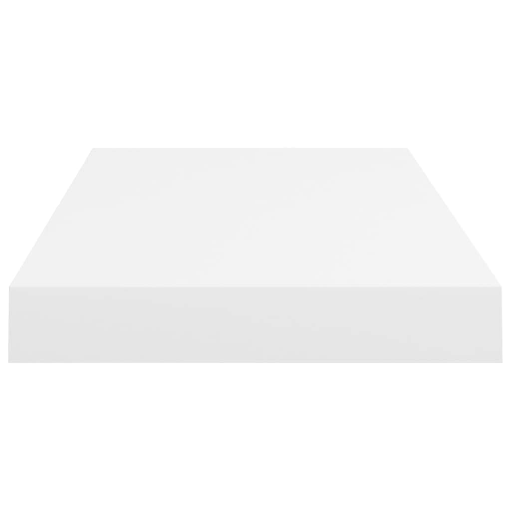vidaXL Floating Wall Shelves 2 pcs White 19.7"x9.1"x1.5" MDF