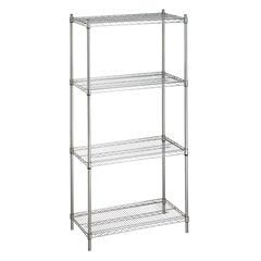 R&B Wire SU244872 24 in. x 48 in. x 72 in. Shelving Unit with Four Wire Shelves