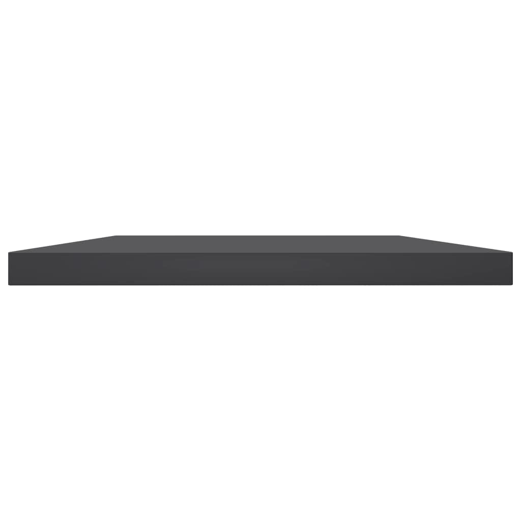 vidaXL Gray Engineered Wood Bookshelf Boards - Easy Installation, Replacement Panels, Durable Material, 15.7&quot;x3.9&quot;x0.6&quot; Dimensions, Set of 8