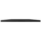 vidaXL High Gloss Black Bookshelf Boards – 39.4"x19.7"x0.6" – Made of Durable Engineered Wood – Ideal for Extra Storage - Pack of 4