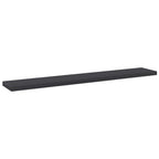 vidaXL Gray Bookshelf Boards - 4 pcs Engineered Wood Replacement Panels - Easy to Install and Maintain - Space-Saving Storage Solution for Home and Office