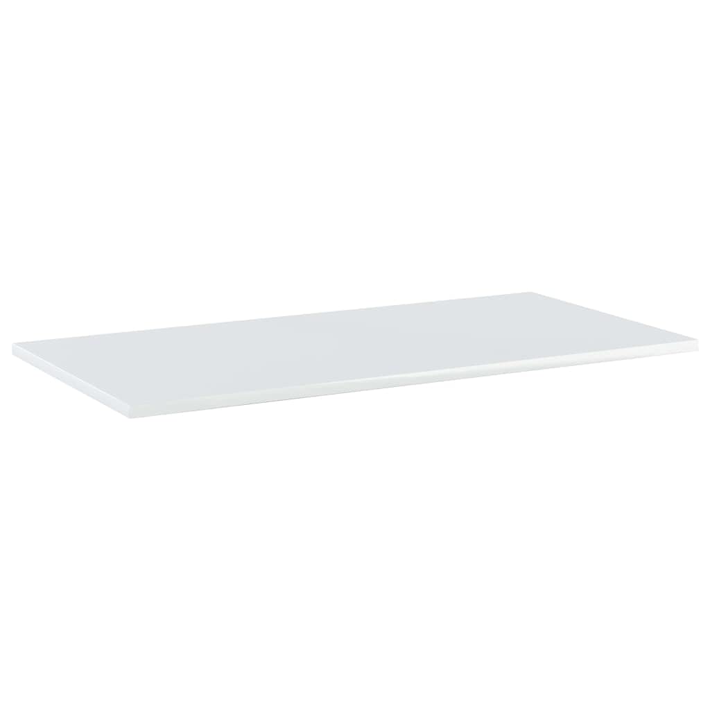 vidaXL White High-Gloss Bookshelf Boards, Replacement Engineered Wood Panels, 31.5&quot;x15.7&quot;x0.6&quot;, Home or Office Storage Solution - Add-on/Replace - Pack of 8