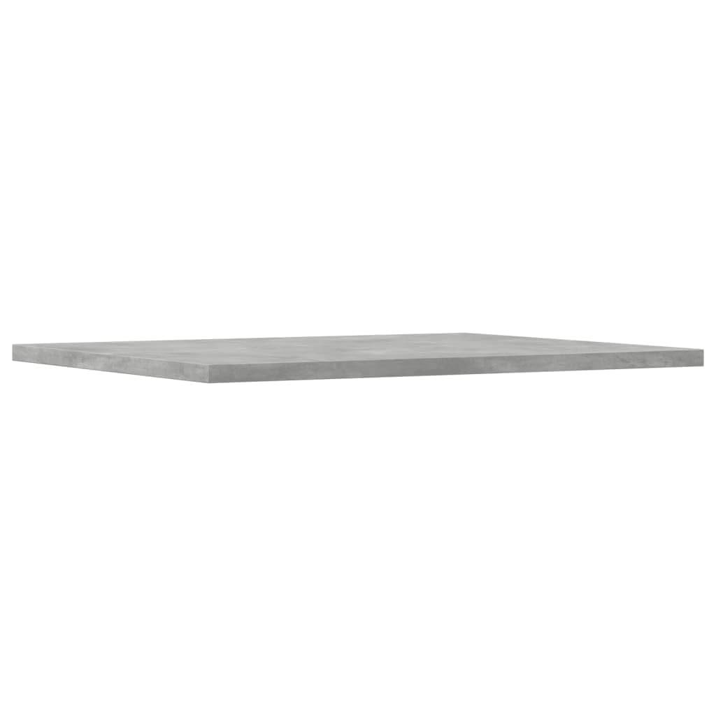 vidaXL 8-Piece Bookshelf Boards - Engineered Wood Construction - Concrete Gray, 15.7x19.7x0.6 - Modern Design - Easy Maintenance