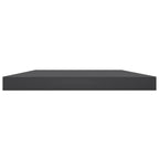 vidaXL Gray Bookshelf Boards - 4 pcs Engineered Wood Replacement Panels - Easy to Install and Maintain - Space-Saving Storage Solution for Home and Office