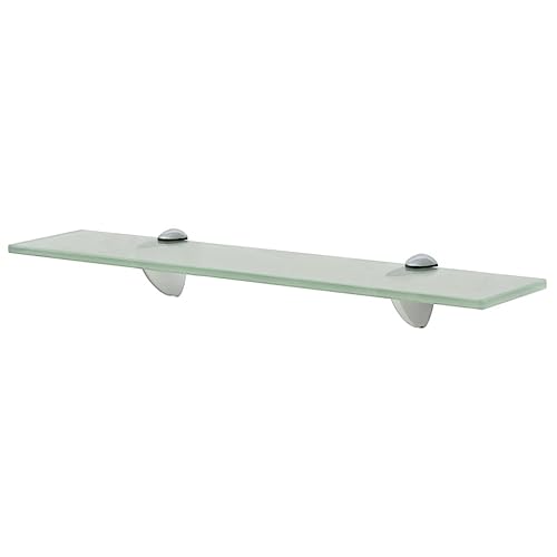 vidaXL Floating Shelf Glass 19.7&quot;x3.9&quot; 0.3&quot;