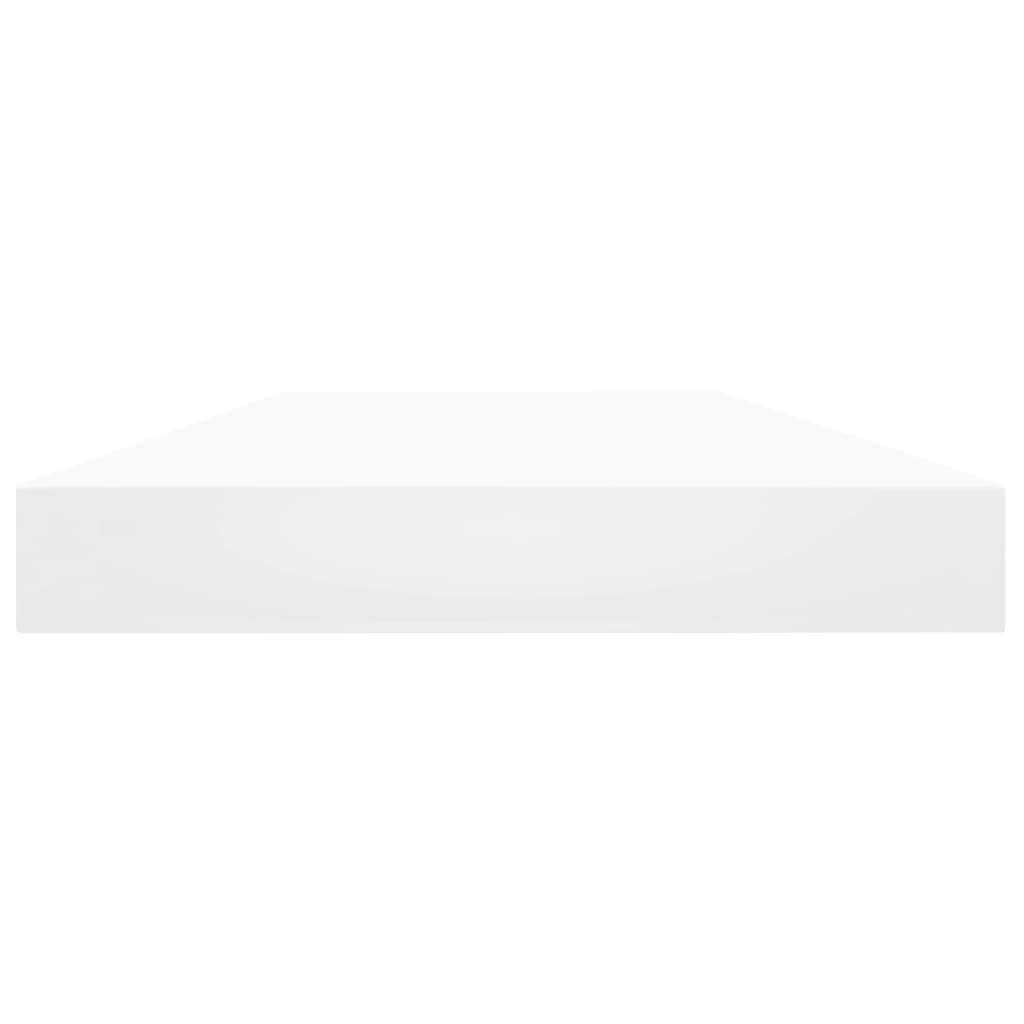 vidaXL Bookshelf Storage Boards, 4 pcs Modern White Panels, 15.7x3.9x0.6, Easy-Clean Engineered Wood