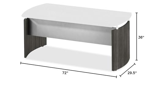 Mayline Group Desk Base, Steel Gray