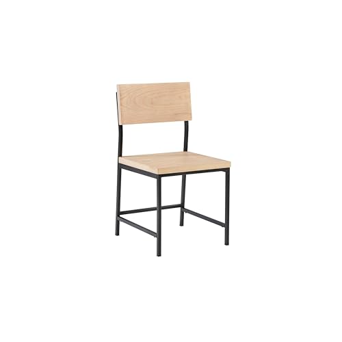 Progressive Furniture Sawyer Wood/Metal Dining Chair, Gray/Gunmetal