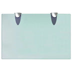 vidaXL 1/2x Floating Shelf Glass Wall Shelf Multi Sizes Black/Transparent