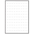 Tabbies Medical Transcription Laser Labels, White, 1' Strips, Perf-Thru, 8-1/2'W X 11'H Sheet, 100 Sheets Per Box (59530)