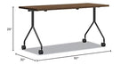 Hon Between Nested Multipurpose 60 X 30 Pinnacle Qty: 1 Table, Brown