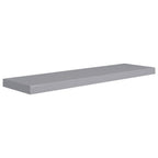 Vidaxl Floating Wall Shelves 2 Pcs Gray 35.4''X9.3''X1.5'' Mdf